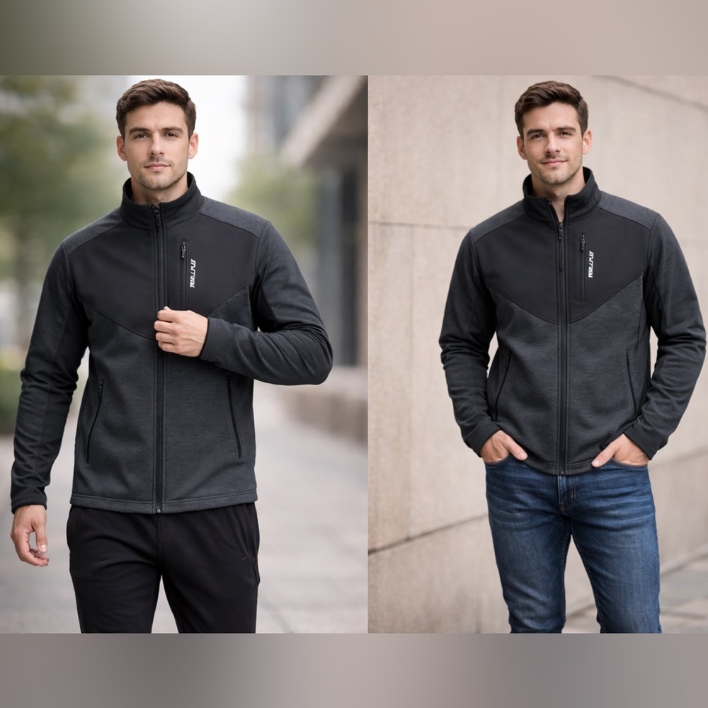 RVRC RevolutionRace Men’s Performance Zip Jacket Outdoor Hiking Layer Size 3XL.